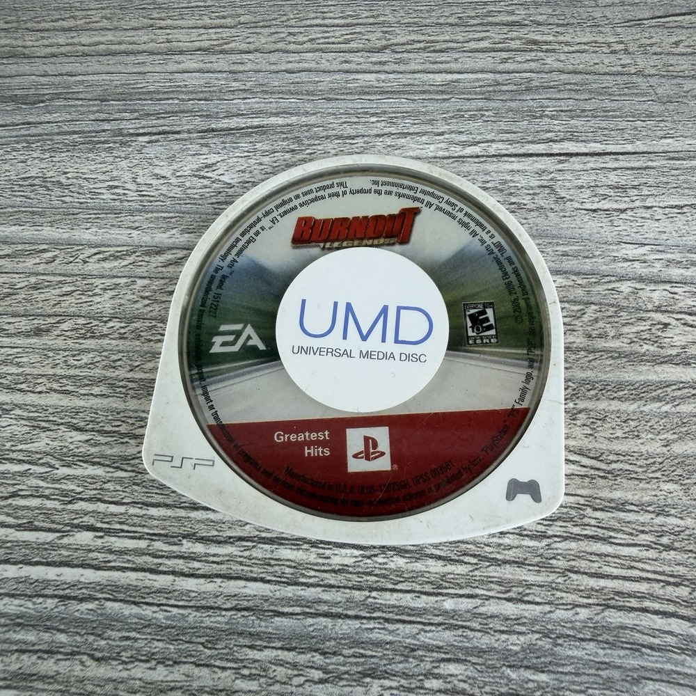 Burnout Legends Sony PSP Disc Only  Tested And Working